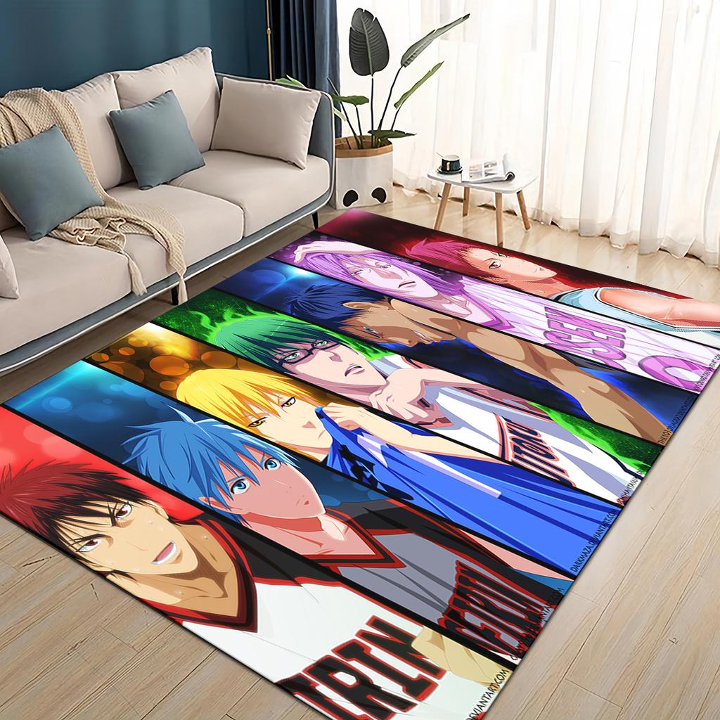 27 Styl Nowy Kreskówkowy Anime Kuroko no Basket Dywanik Dywan do Salonu Sypialni Dekoracja Domowa Sofa, Mata Podłogowa Antypoślizgowa do Zabawy dla Dzieci