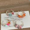 Vintage-inspired Rings with Multicolor Crystal and Tiger Eye Stone Accents Perfect for Special Occasions