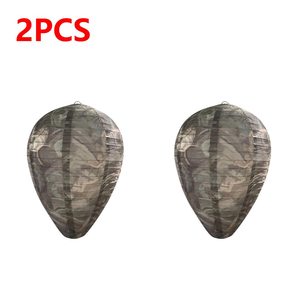 1-10 Stück Hängende Wespenhorst-Attrappe Fliegenfänger Papierwespen-Attrappe Bienen-Attrappe Abschreckung für Außenbereich Garten Insektenschutzfallen