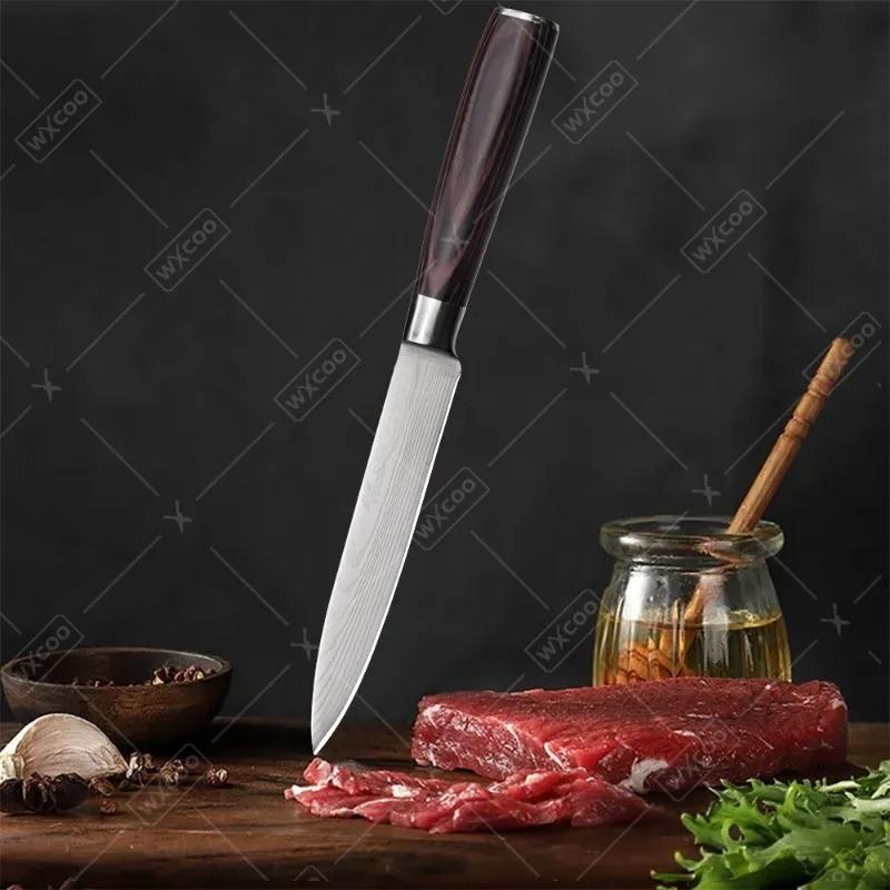 

Versatile Peeling, Boning, Fruit, Cooking Barbecue Meat Cleaver & Paring Knife Essential Kitchen Tools for Chefs and Home Cooks белый