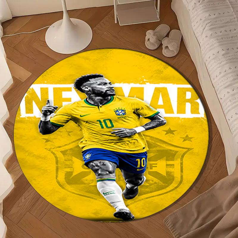 Big Stage Soccer Legend Round Mat Home Decor, Chair Rug For livingroom,Bedroom, Doormat Home Decor Birthday Gift Christmas Gifts