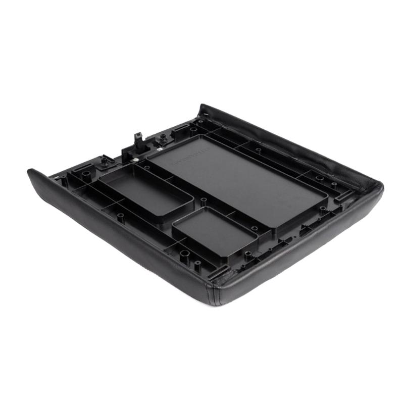 Auto Black Center Console Lid Kit Replacement Fit for Pickup Truck SUV Automobile Replacement