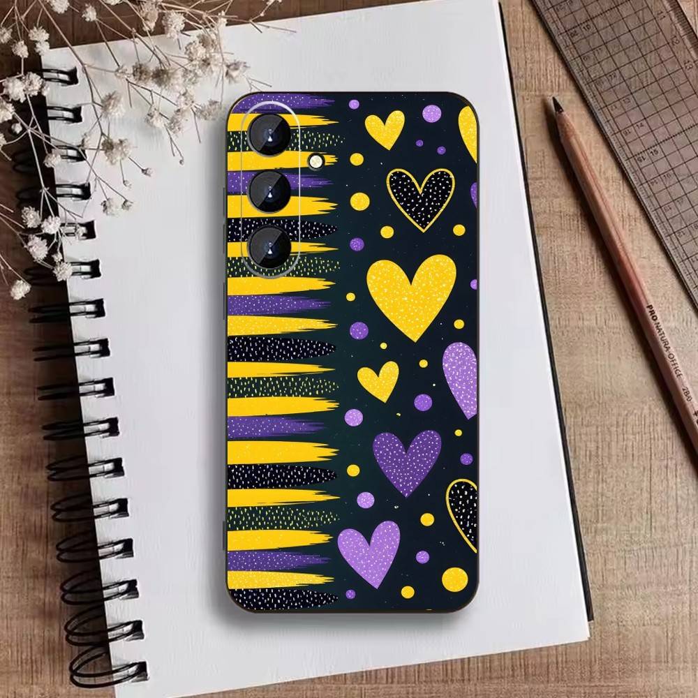 Y2k I-INS Graffiti Phone Case For Samsung Galaxy A73,21,22,32,71,53,52,51,80,5G Soft Black Cover