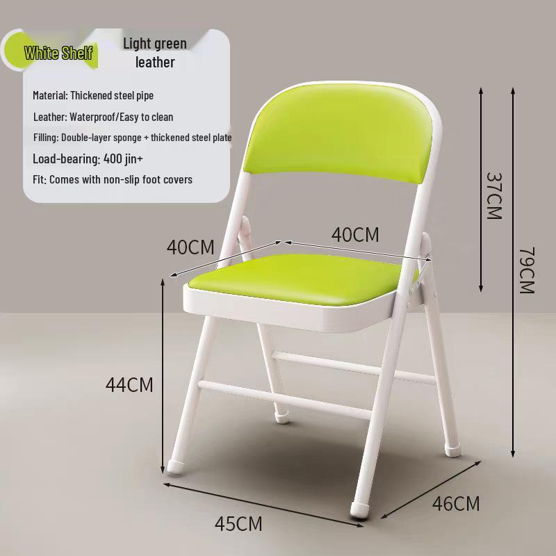 Folding Office & Dining Chair: Easy Storage, No Assembly Needed