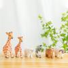 Holztier DIY Bastelset im modernen Kunststil, perfekt für die Heimdekoration und Kinderzimmer