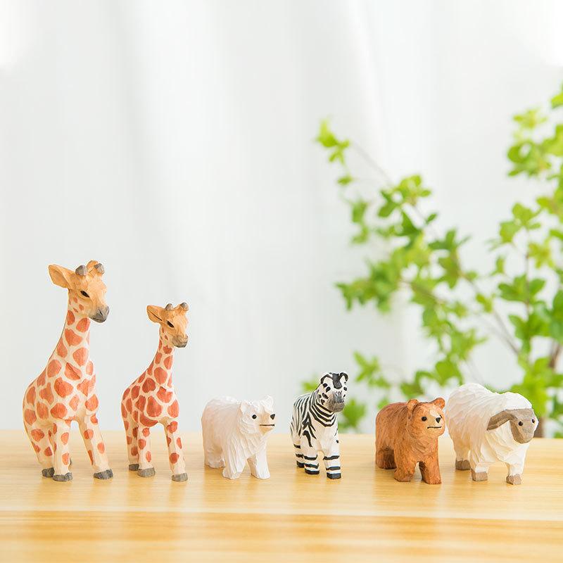 Holztier DIY Bastelset im modernen Kunststil, perfekt für die Heimdekoration und Kinderzimmer