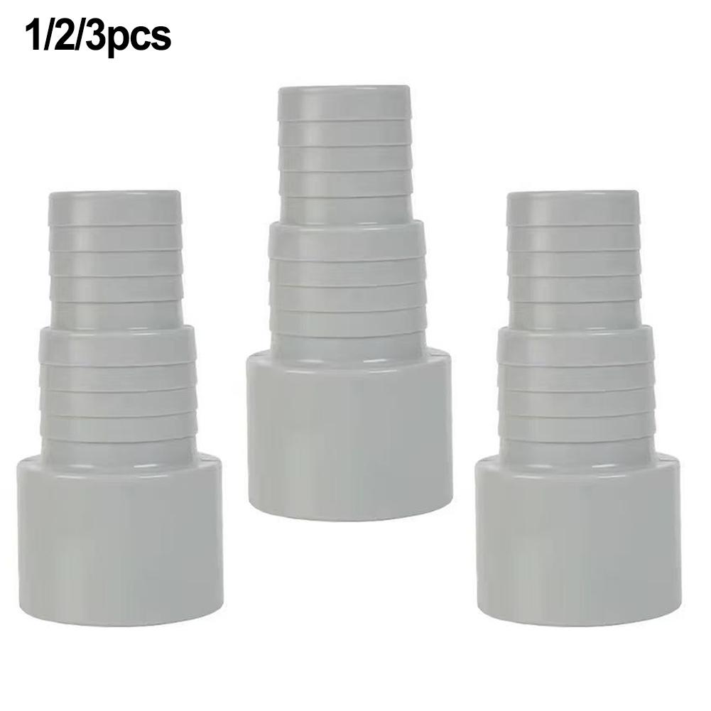For 32 Mm Hose 50 Mm Socket Pool Pump Adaptor Compact Swimming Pool Adaptor Hose Nozzle Quick Integration Secure Fit