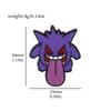 Funny Pokemon Metal Badge With Cartoon Character Design And Droplet Oil Craft