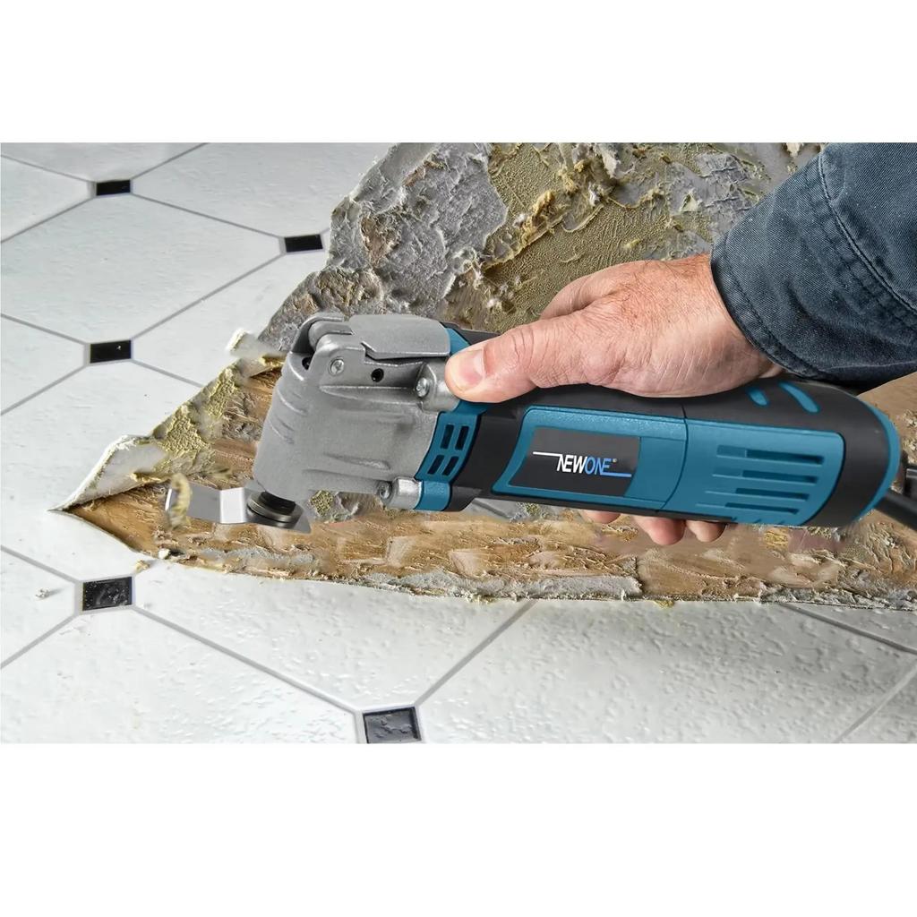 NEWONE 600W Rope Swing Tool, 6 Variable Speeds, Quick Blade Replacement System, Used for Precision Cutting, Detailed Polishing, and Sealant Removal