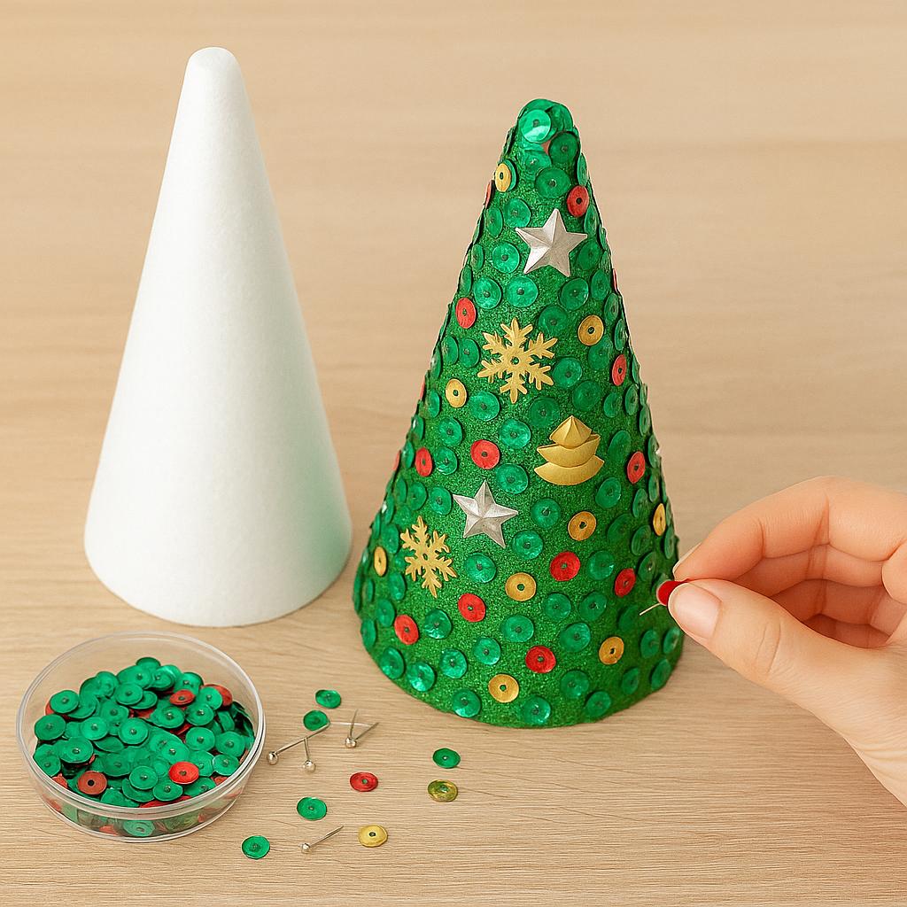 TG26226 STYROFOAM BELLS 2pcs 10CM DECOUPAGE BELL made of styrofoam for decorating
