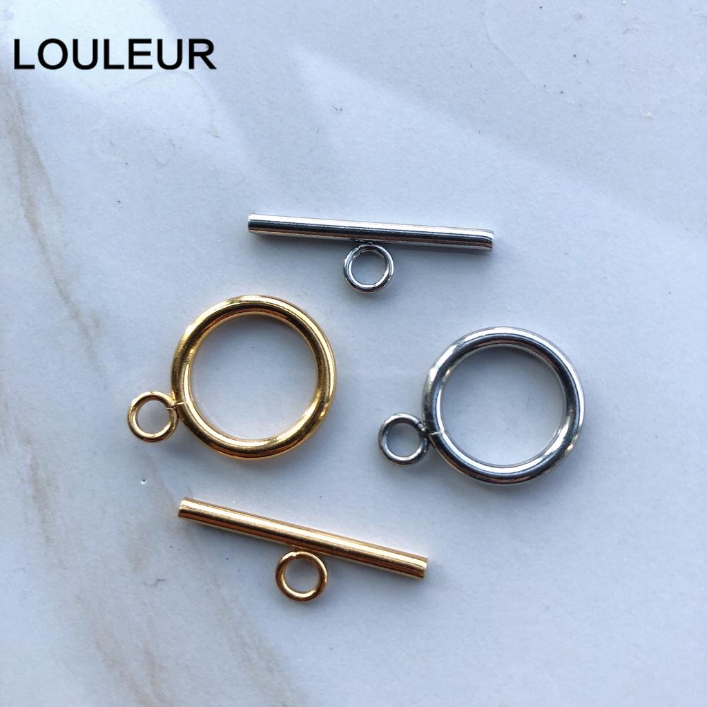 Stainless Steel OT Clasps Bracelet Toggle Clasp Connectors for DIY Bracelet Necklace Jewelry Findings Making Supplies Wholesale
