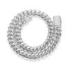 Europäische vergoldete Zirkon Cuban Link Halskette (10mm-22mm) - Trendiger Hip Hop Schmuck.