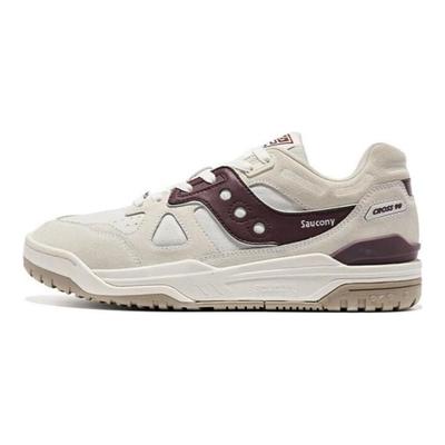 Cross 90 Dämpfung Rutschfest Low-Top Sneakers Unisex-Sneakers Weiß Dunkelrot S79035-14