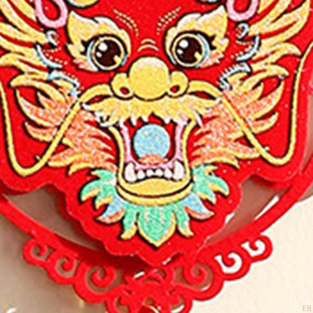 Chinese Year Hanging Decoration Charm Tassel Pendant Traditional Spring Festival Decor for Wall