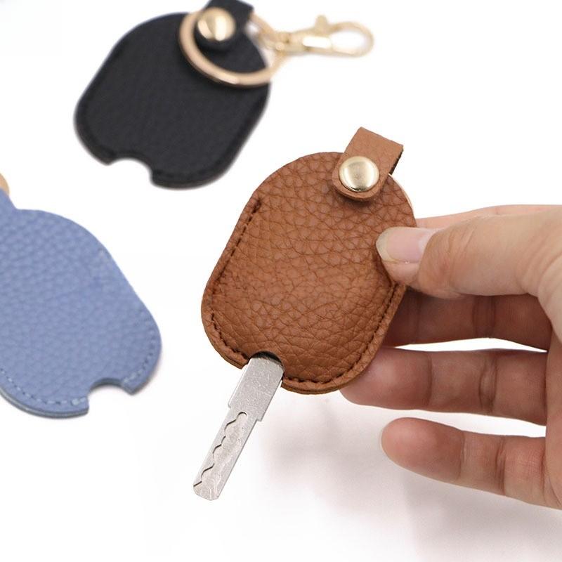 Key Leather Car Cover Antiscratch Protection Modern Design Gift Birthdays For