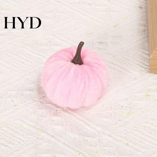 Plush Pumpkin Decor for Fall 20 PCS Velvet Decorative Ornaments, Multi-Color Artificial Harvest Thanksgiving Table Decorations Mantel Shelf, Farmhouse