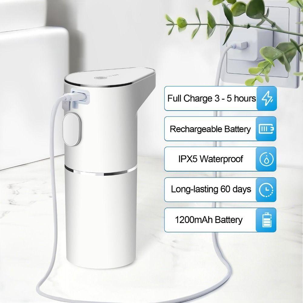 with USB Rechargeable Hand Washer Dispenser 350ML Sensor Hand Sanitizer Machine  Kitchen