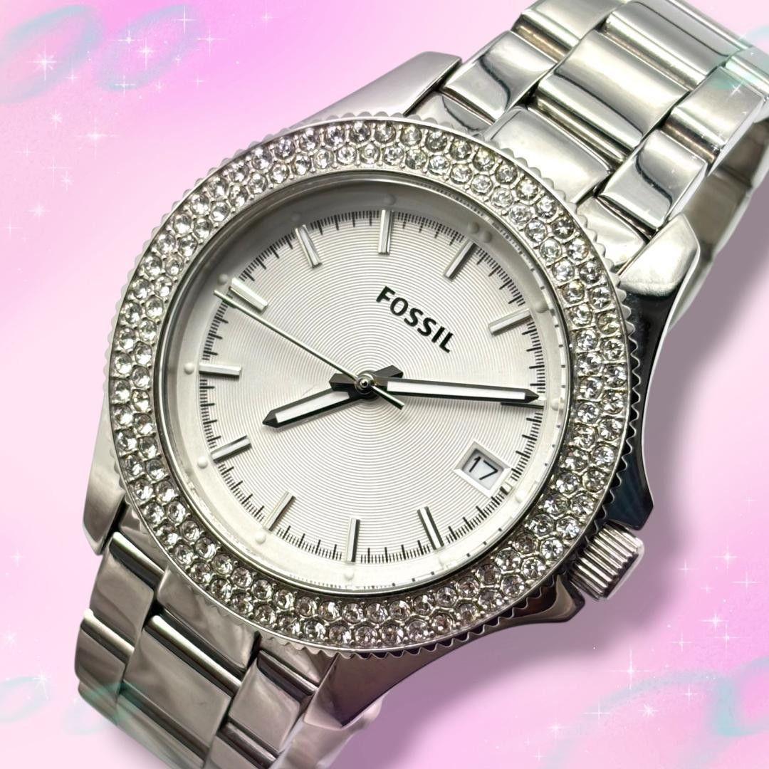 Used [Good Condition, Working Item] Fossil Ladies Watch Retro Traveler Waterproof Quartz