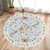 Bohemia Circle Rug Retro Luxury Living Room Carpet Home Decoration Large Area Round Rug Comfortable Fluffy Pastoral Print