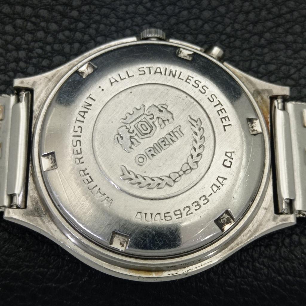 USED VINTAGE ORIENT AUTOMATIC 46943 JAPAN MENS ORIGINAL DIAL WATCH a702261-5 R123-a702261
