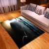 Beach Concept Landscape Living Room Carpet Bedroom Dining Room Floor Mat Pattern Size