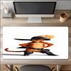 Puss In Boots Theme Mouse Pad, Non Slip Rubber Base, Multifunctional Office & Home Decor, Perfect for Workspace Personalization.