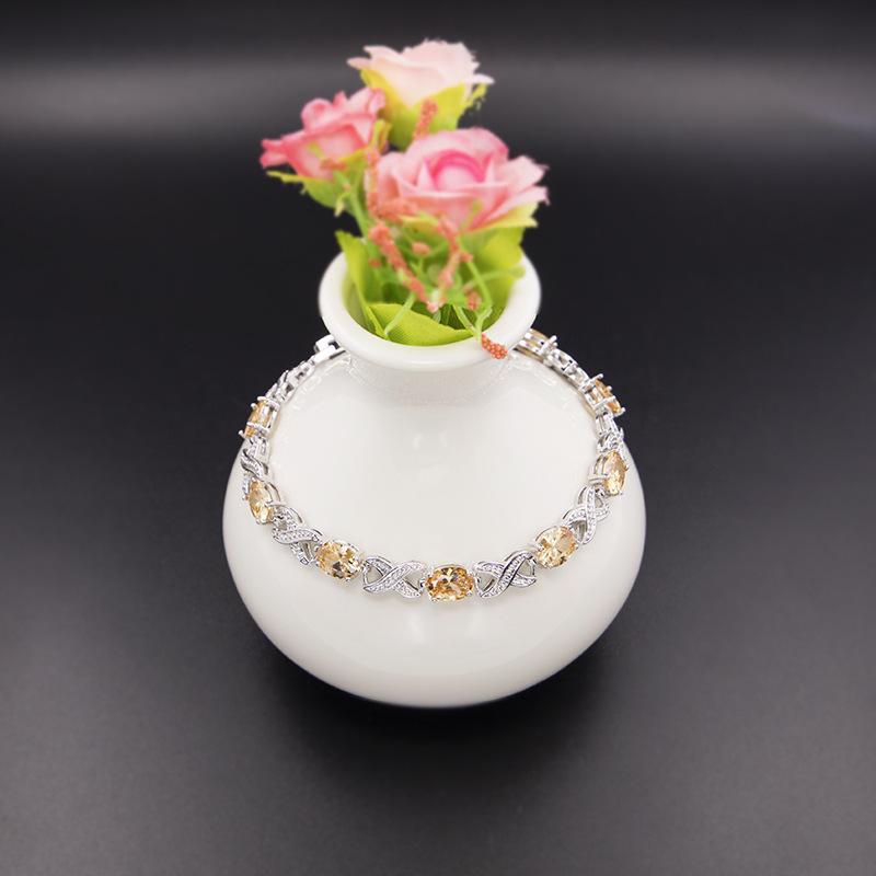 Daily Commuting Versatile Colorful Treasure Bracelet for Women European and American Inlaid Zircon Bracelet That Does Not Fade