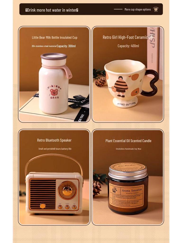 2025 High-End Birthday Scarf Gift Box for Girls, Best Friends, or Wife