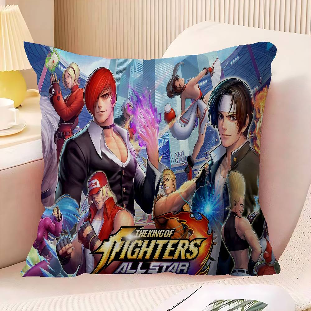 Fighting Game K-King of F-Fights Personalized Pillow Cover Kids Bedroom Wild Party Decor Pillowcase kid Birthday shower Gift