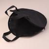 Portable Black Oxford Cloth Dumb Drum Pad Bag With Handle For 10 / 12 Inch Drum Storage Bag With Zipper Drums Practice Pad Case