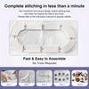 Dining Table Rotating Food Tray Foldable Space Saving Dish Outdoor Family Picnic Saucer Easy To Assemble and Clean Dining Tools