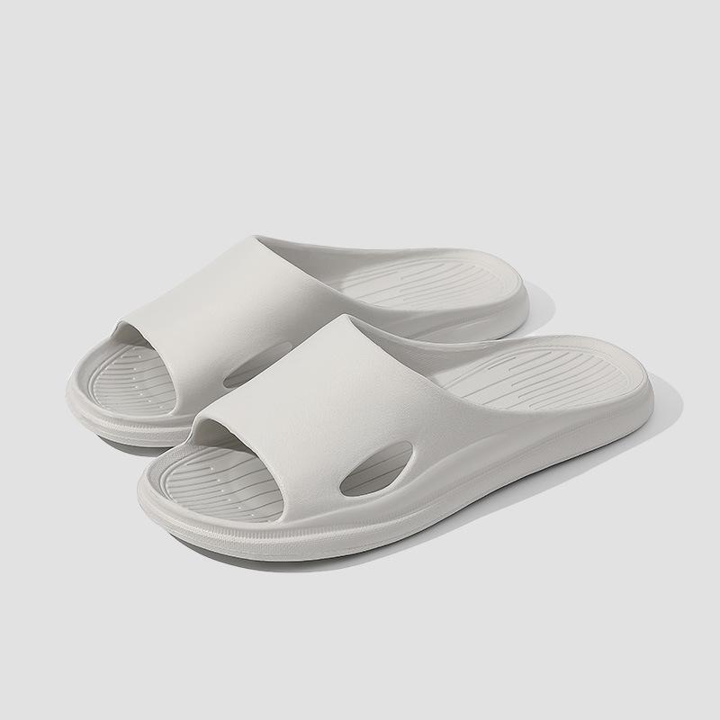 Unisex Summer Bathroom Slippers: Lightweight, Thick-Soled, Indoor Cool Shoes for Couples