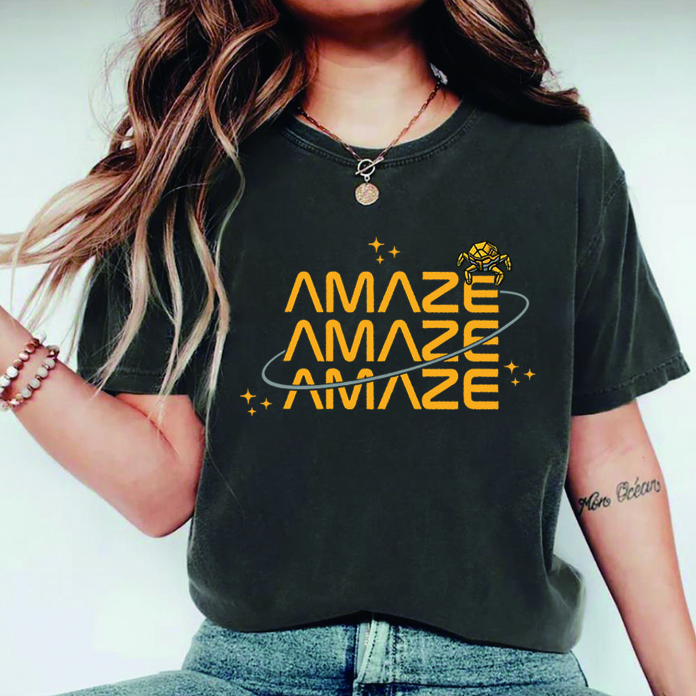 Amaze Amaze Amaze Tshirt Project Hail Mary Rocky Shirts Space Tshirt Book Lovers Tee Unisex Movie Short Sleeves Tops Fans Gift