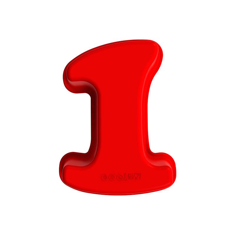 Chocolate Cake Silicone Mold Set, 0-9 Number Mousse & Pudding Baking Molds