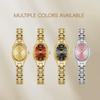 Top Brands Luxury Quartz Wristwatches Fashion Elegant Watches For Women Stainless Steel Strap Watch