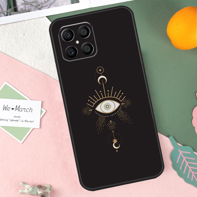 Blue Evil Eye Case For Honor 200 Lite 50 70 90 X9b X9a X8b X8a X8 X9 X9c Honor Magic 7 Pro 5 6 Lite Cover