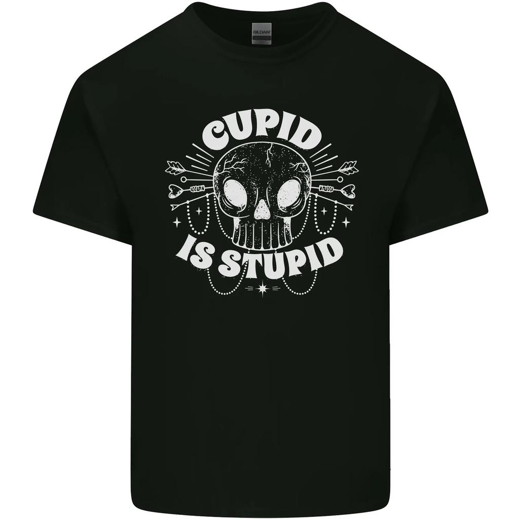 Cupid Is Stupid Funny Anti Valentines Day Kids T-Shirt Childrens
