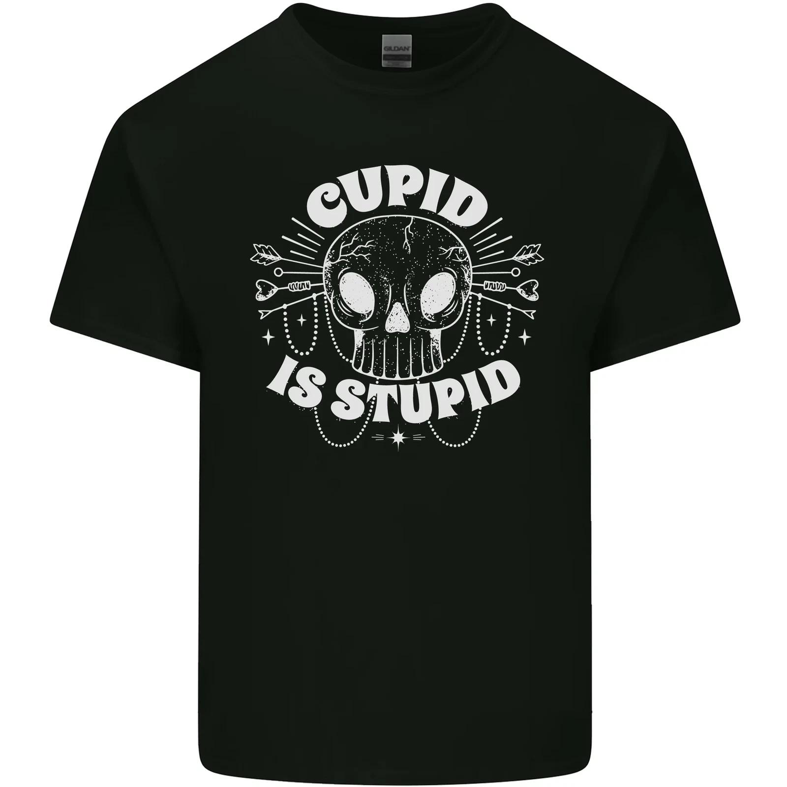 Cupid Is Stupid Funny Anti Valentines Day Kids T-Shirt Childrens 3XL