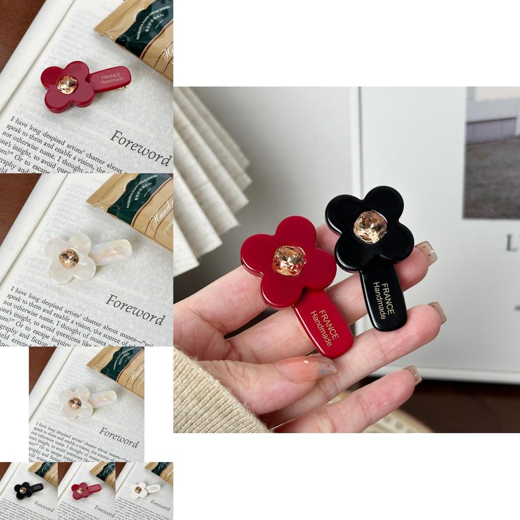 Luxury Acetate Mini Hair Clips With Crystal Embellishments For A Fashionable Look In Fall 2024