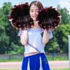 Cheer ering Pom Poms Pompoms for Dance Party School Sports Competition (Silver+Green)