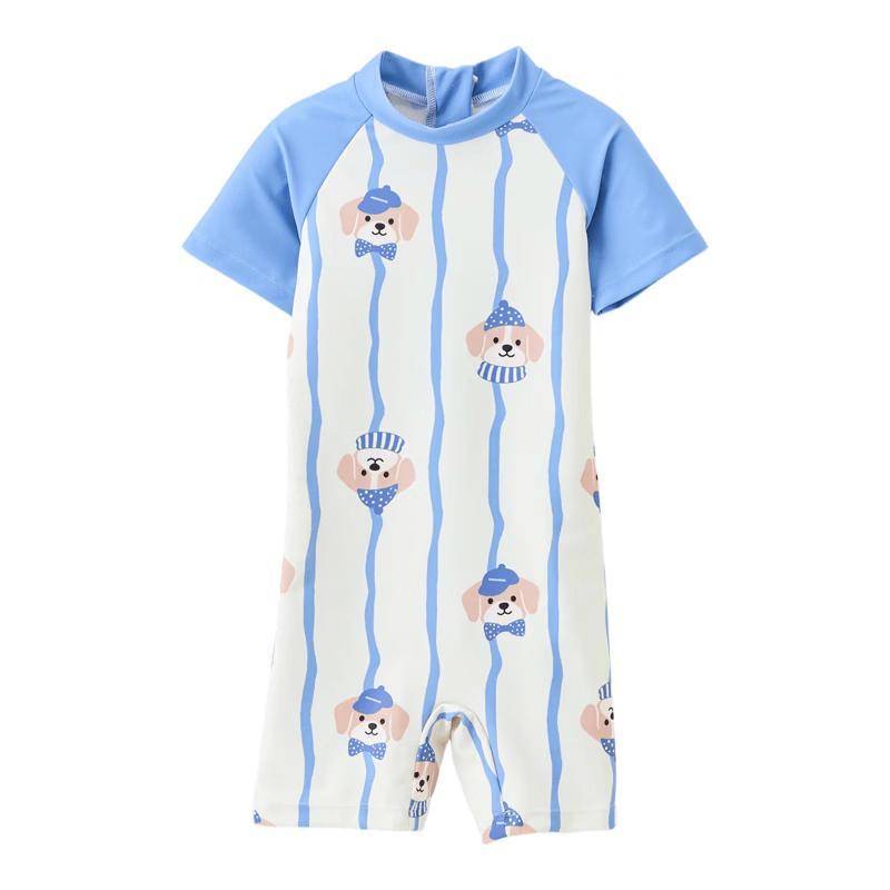 ASK JUNIOR Boys  One-Piece Swim Training Suit 100