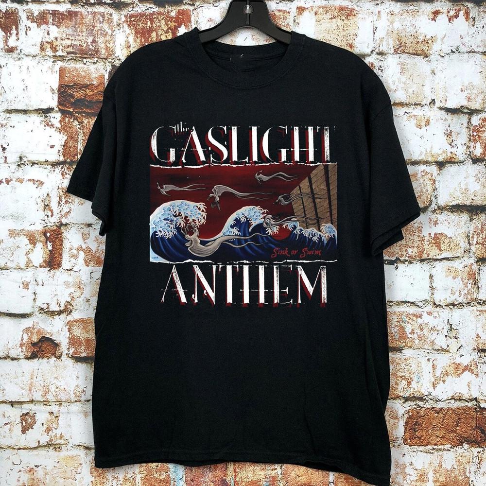 

Sink or Swim by Gaslight Anthem Black Cotton T Shirt Size S5XL Unisex T-Shirt XXXXL