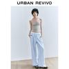 UR 2025 Summer Striped Wide-Leg Pants