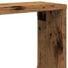 Cube Wall Shelves Set of 4 Rustic Wood Look 100 X 15 X 30 Cm Engineered Wood