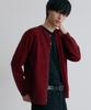 Nodu Single Line Round Cardigan [Burgundy]