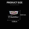 CGLZ2 Car Logo Stickers Door Side Window Body Universal Decal for Cadillac ATS BLS CT4 CT6 CTS ESCALADE STS XLR XT4 XT5 XTS SLS