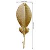 Nordic Green Gold Single Leaf Hanging Coat Hook Mini Wall Key Hook Home