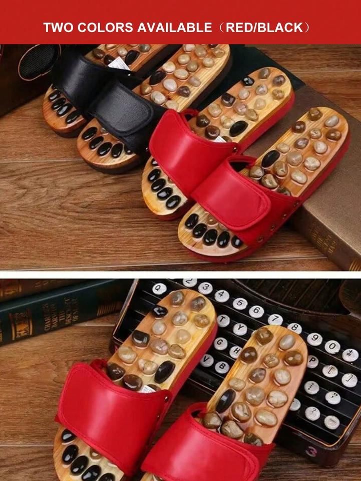2026Acupoint Massage Slippers Sandal For Men Feet Chinese Acupressure Therapy Medical Rotating Foot Massager Shoes Unisex