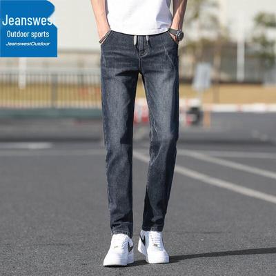 Jeanswest Herren Slim Straight Outdoor Denim Jeans