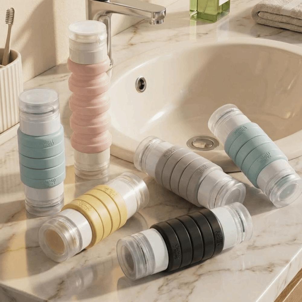 Leak-proof Double-Head Travel Bottle 2 in 1 Squeeze Bottle Packaging Bottle  Lotion Storage